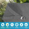 image:imageAmagenix Sun Shade Sail 10X13 Curved Edge Outdoor Shade Canopy Dark Grey Breathable 95 UV Block Shade Cloth for Patio Garden Backyard We Make Custom Size
