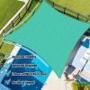 image:imageAmagenix Sun Shade Sail 10X13 Curved Edge Outdoor Shade Canopy Turquoise Breathable 95 UV Block Shade Cloth for Patio Garden Backyard We Make Custom Size