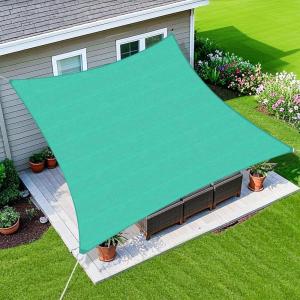image:imageAmagenix Sun Shade Sail 10X13 Curved Edge Outdoor Shade Canopy Turquoise Breathable 95 UV Block Shade Cloth for Patio Garden Backyard We Make Custom Size